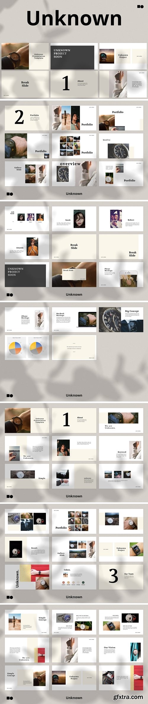 Unknown Powerpoint, Keynote and Google Slides Templates