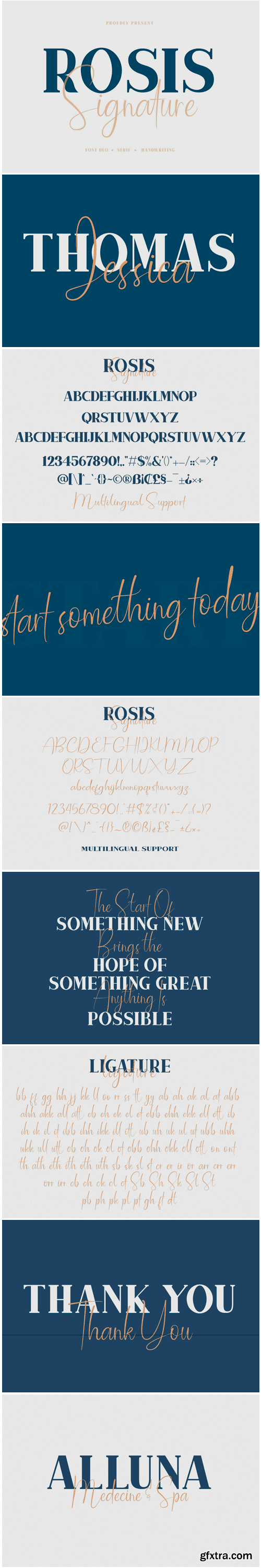 Rosis and Ballroom Font Duo