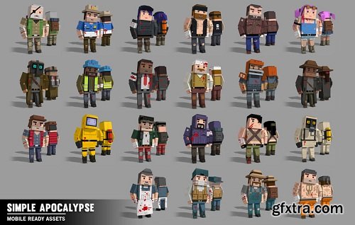 Simple Apocalypse - Cartoon Assets