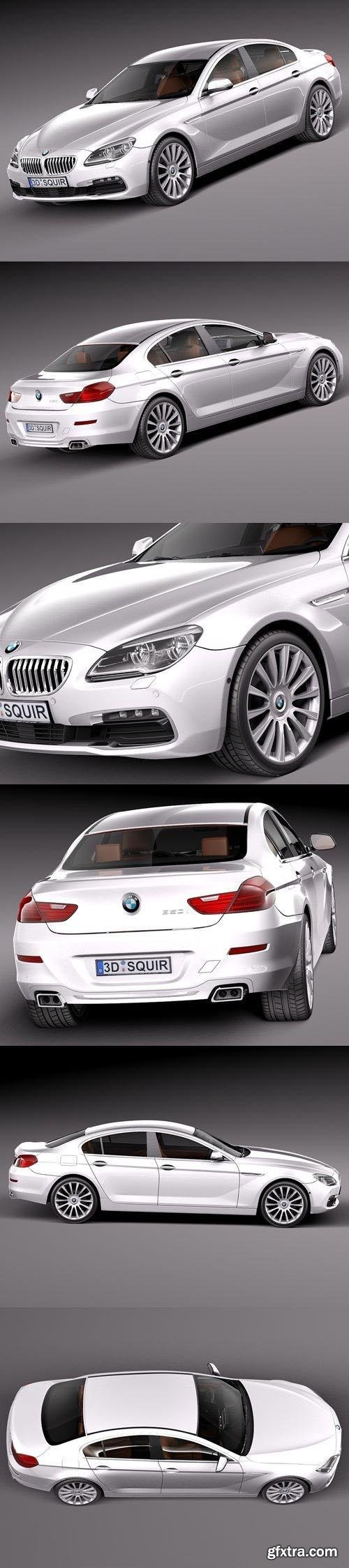 BMW 6-Series Gran Coupe 2015 3D Model