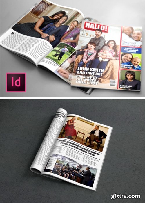 Gossip Magazine Indesign Template 1738554