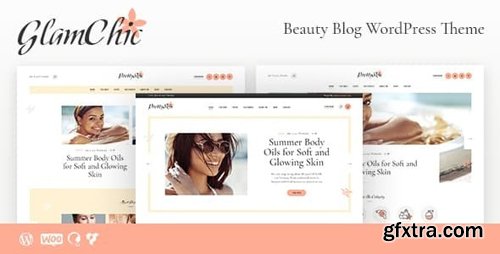 ThemeForest - GlamChic v1.0.1 - Beauty Blog & Online Magazine WordPress Theme - 21704047