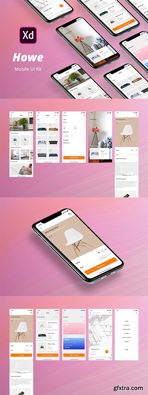 Howe Mobile UI Kit