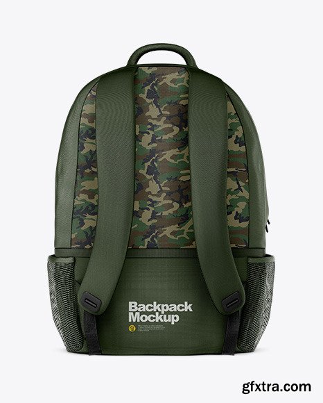 Backpack Mockup - Back View 48107