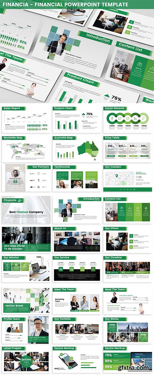 Financia - Financial Powerpoint Template