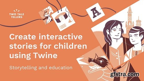 Create an interactive story for children using Twine