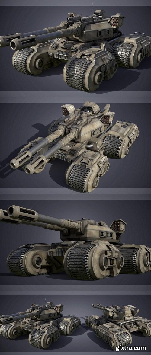 Mamont Tank 3D Model