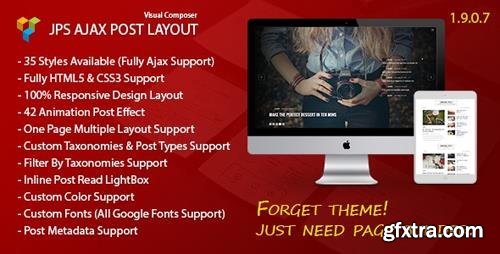 CodeCanyon - JPS Ajax Post Layout v1.9.0.7 - Addon For Visual Composer - 12044774