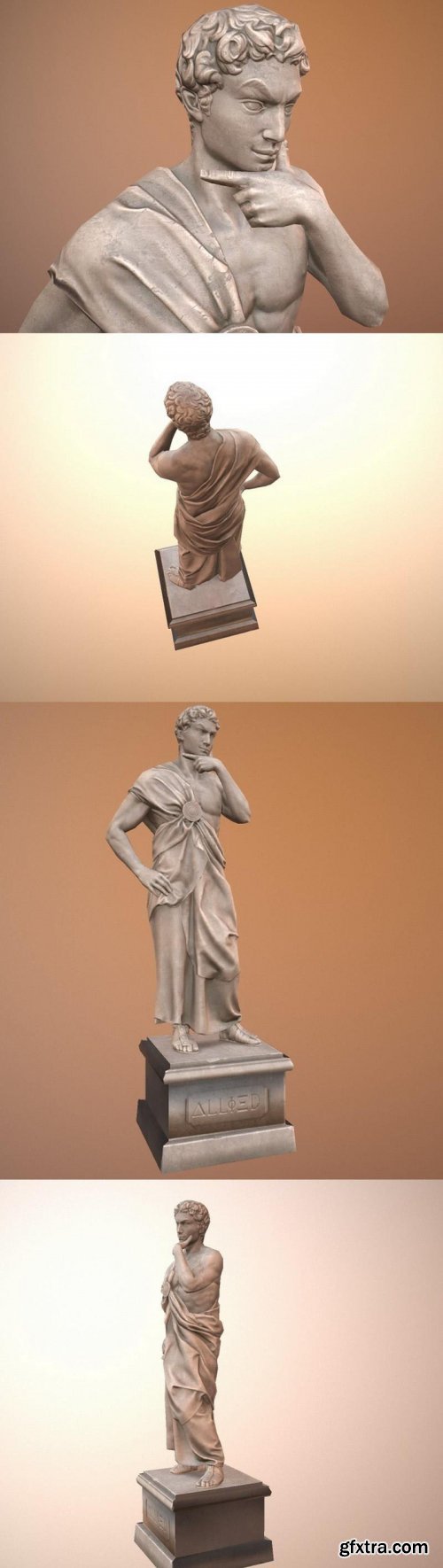 Smite Statue – 3D Model