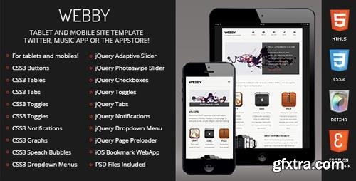 ThemeForest - Webby Mobile v1.0 (Update: 6 February 17) - 4823520