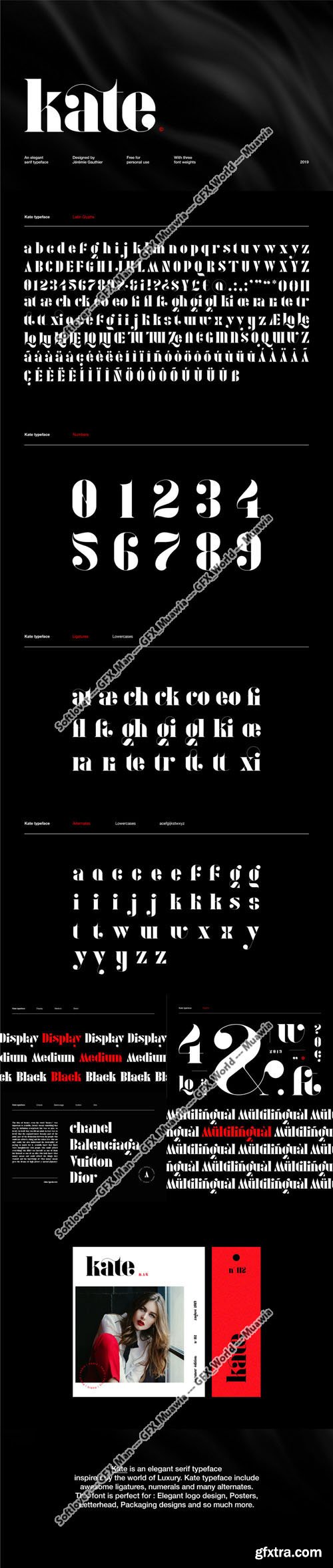 Kate - Elegant Typeface