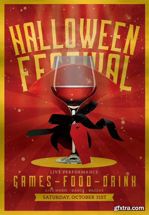 Halloween festival - Premium flyer psd template