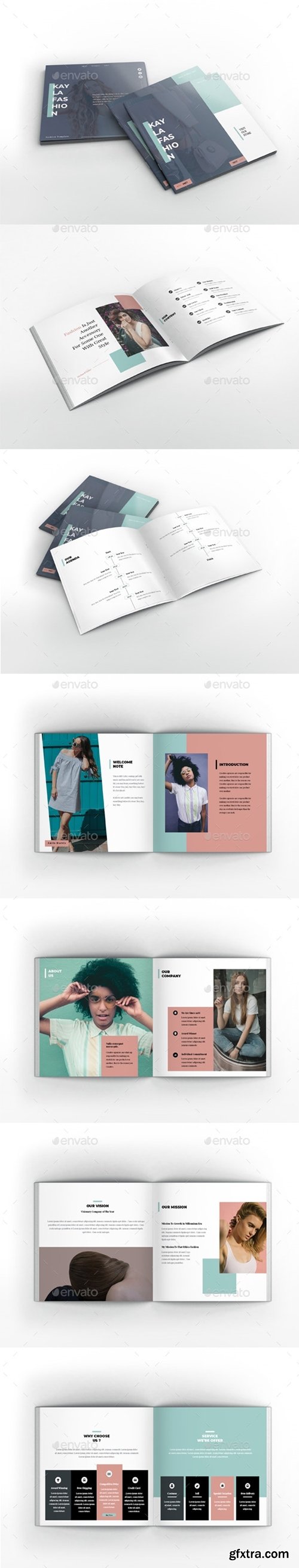 GraphicRiver - Kayla Fashion Square Brochure 24231577