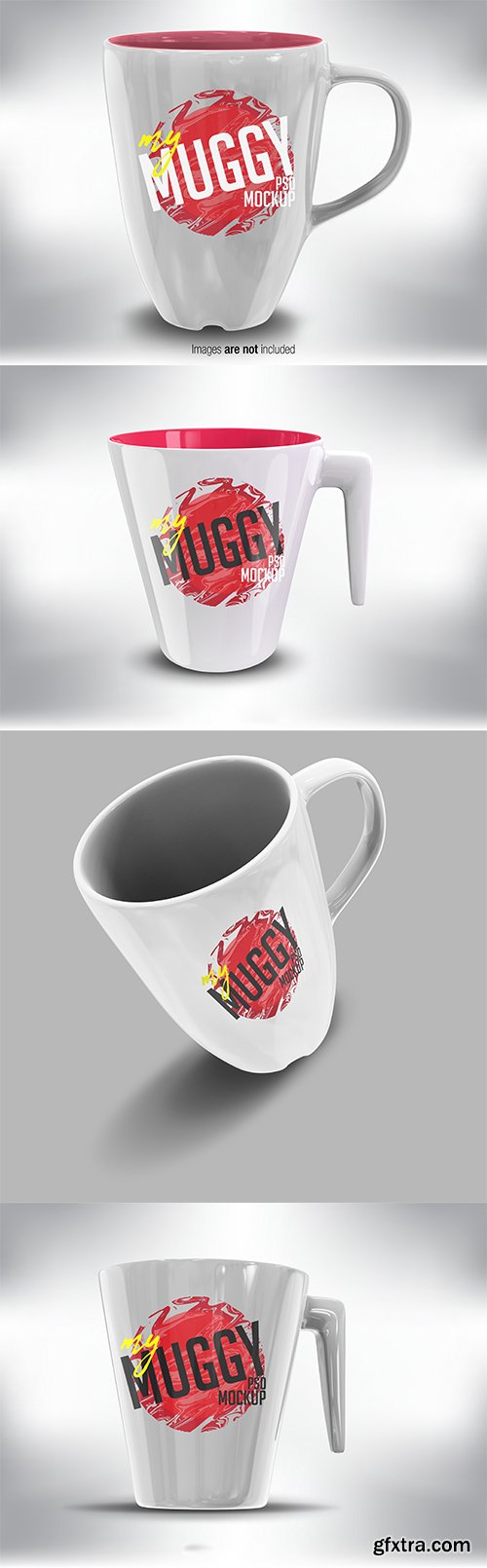 White Mug Mock up PSD Pack