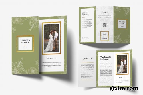 Corporate Business Square Trifold Brochure