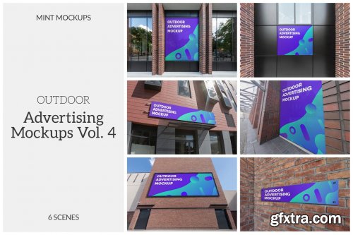 Outdoor Advertising Mockups Vol. 4