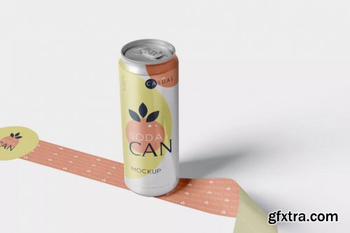 Chilled Soda Can Mockups