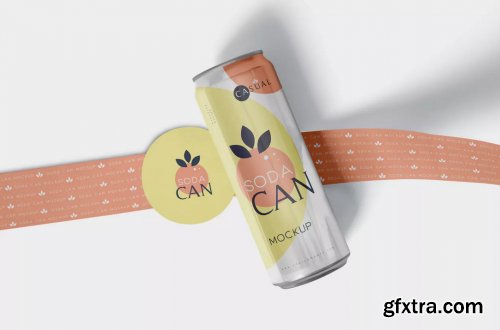 Chilled Soda Can Mockups