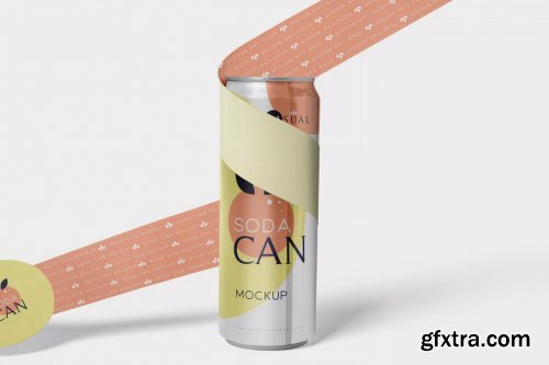 Chilled Soda Can Mockups