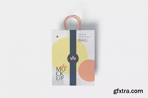 5 Paper Shopping Bag Mockups