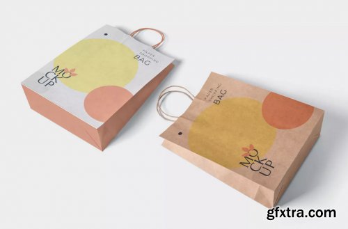 5 Paper Shopping Bag Mockups