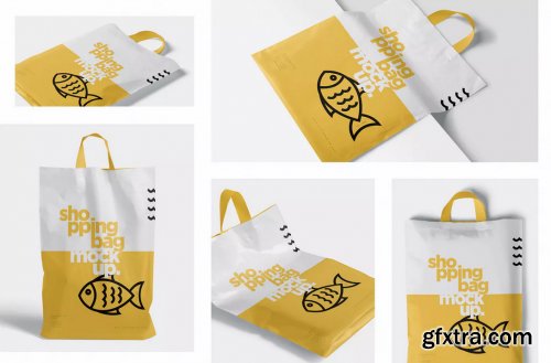 5 Beautiful Shopping Bag Mockups