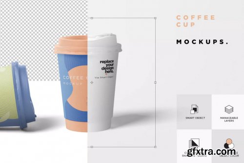 4 Awesome Coffee Cup Mockups