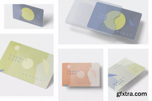 5 Credit Card Mockups