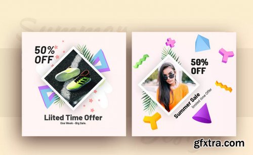 Promotional Instagram Post (ADS) Template V-5