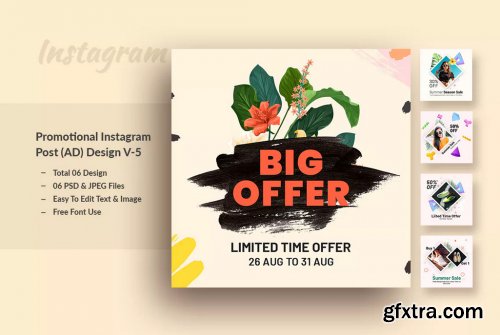 Promotional Instagram Post (ADS) Template V-5