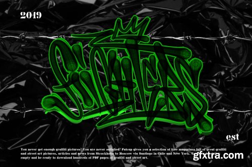 CreativeMarket - GRAFFITI BRUSH for procreate 3983122