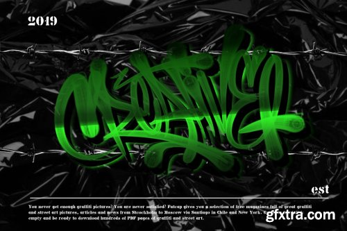 CreativeMarket - GRAFFITI BRUSH for procreate 3983122