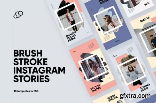 Brush Stroke Instagram Stories