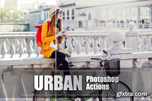 CreativeMarket - 70 Urban Photoshop Actions 3938019