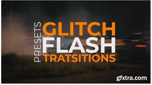  Glitch Flash Transitions - After Effects 262512