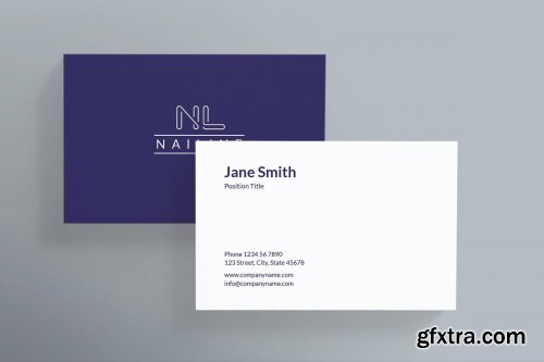 CreativeMarket - Nail Studio Business Card 3998055