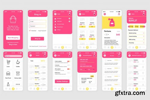 Mobile App UI Kit