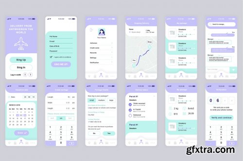 Mobile App UI Kit