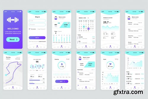 Mobile App UI Kit