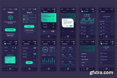 Mobile App UI Kit