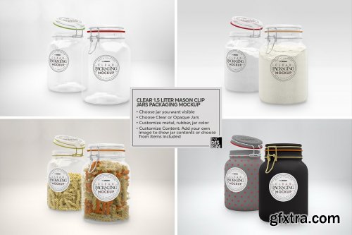 CreativeMarket - 10 Clear Container Packaging Mockups 3991572