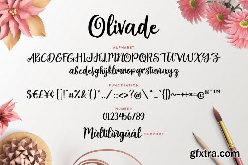 Olivade - Script Font