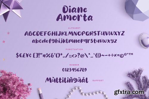 Diane Amorta - Cute Font