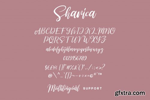 Sharica - Script Font