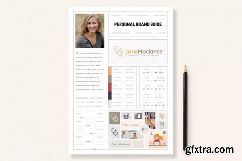 One Page Personal Brand Style Guide