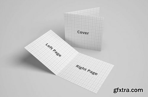 Bifold Brochure/Greeting Card Mockup