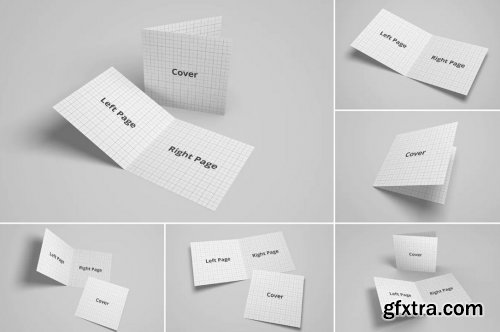 Bifold Brochure/Greeting Card Mockup