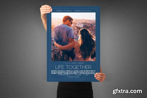 CreativeMarket - Life Together Movie Poster Template 3991111