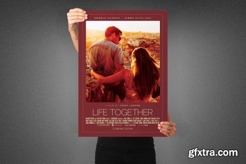 CreativeMarket - Life Together Movie Poster Template 3991111