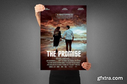 CreativeMarket - The Promise Movie Poster Template 3991837